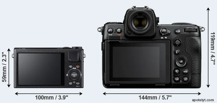 Comparison XQ2 or Z8 rear