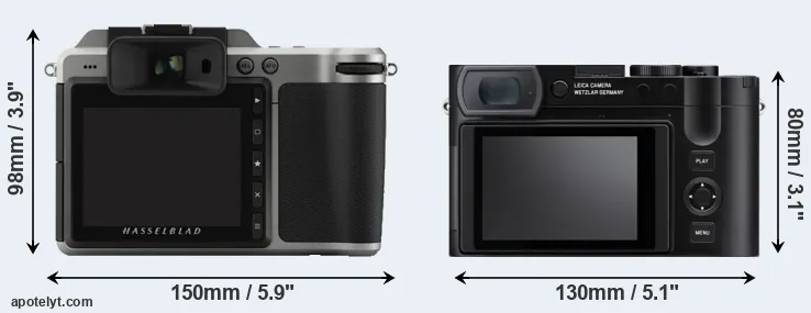 Comparison X1D or Q3 rear