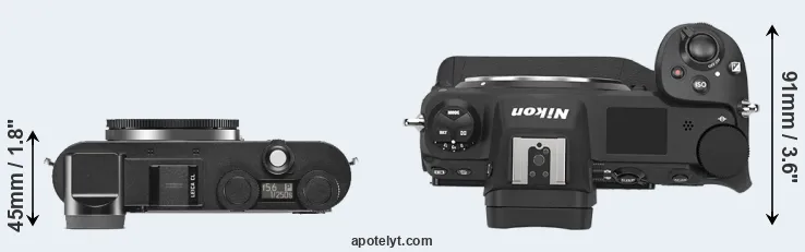 Compare CL versus Z9 top