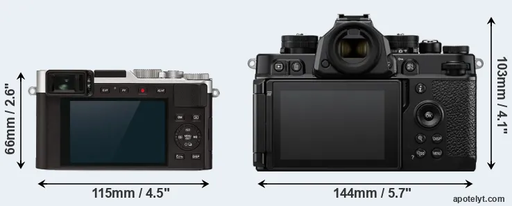 Comparison D-LUX 7 or Zf rear