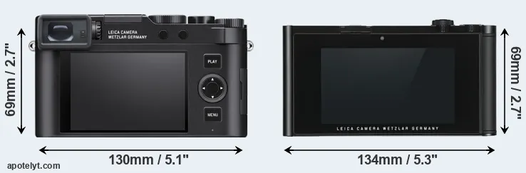 Comparison D-LUX 8 or TL rear