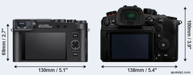 Comparison D-LUX 8 or GH6 rear