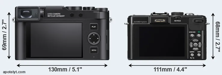 Comparison D-LUX 8 or LX7 rear