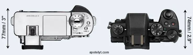 Compare Digilux 3 versus G85 top
