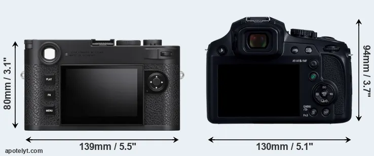 Comparison M11 or FZ82D rear