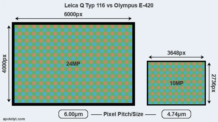 Q Typ 116 versus E-420 MP