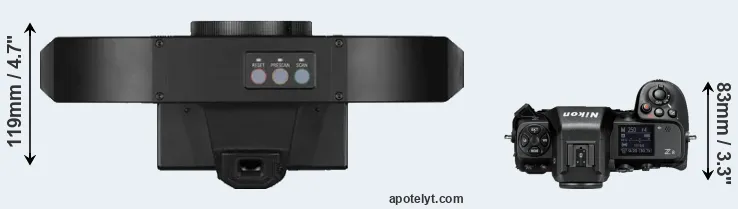 Compare S1 versus Z8 top