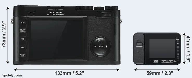 Comparison X Typ 113 or RX0 II rear