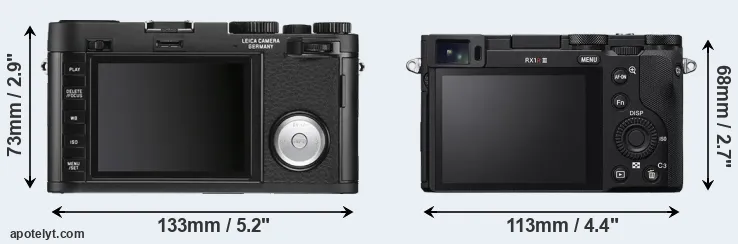 Comparison X Vario or RX1R III rear