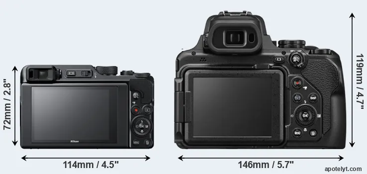 Comparison A1000 or P1100 rear