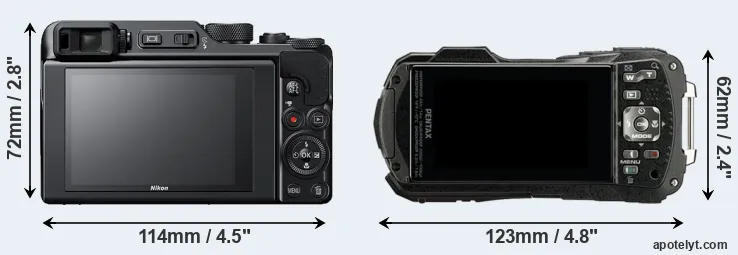 Comparison A1000 or WG-90 rear