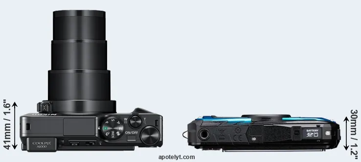 Compare A1000 versus WG-90 top