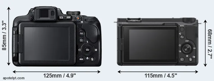 Comparison B700 or ZV-E10 II rear