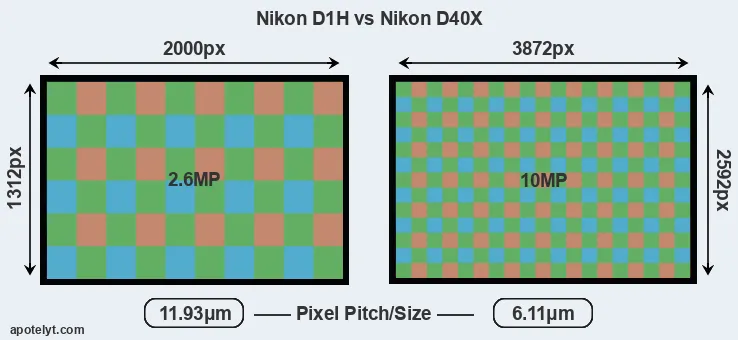 D1H versus D40X MP