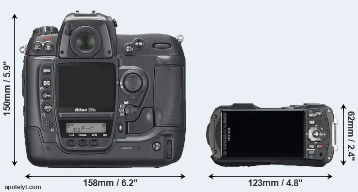 Comparison D2Xs or WG-60 rear