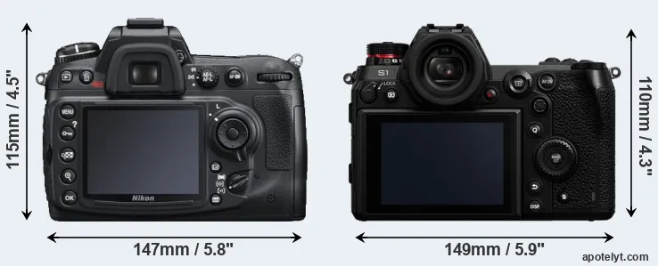 Comparison D300S or S1 rear