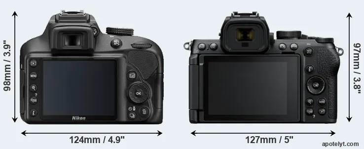 Nikon D3400 vs Nikon Z50 II Comparison Review