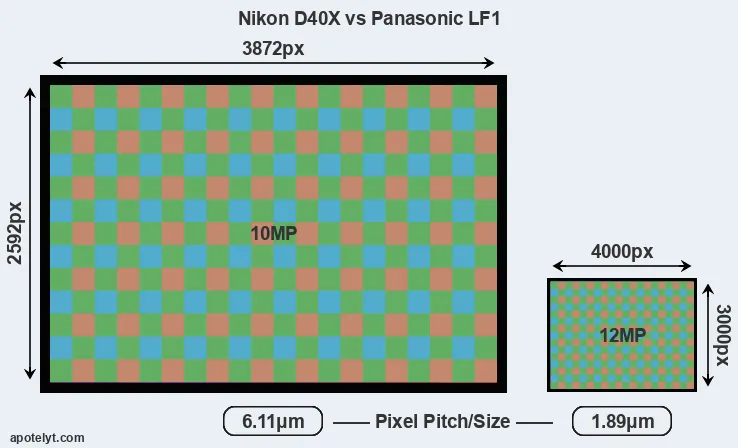 D40X versus LF1 MP
