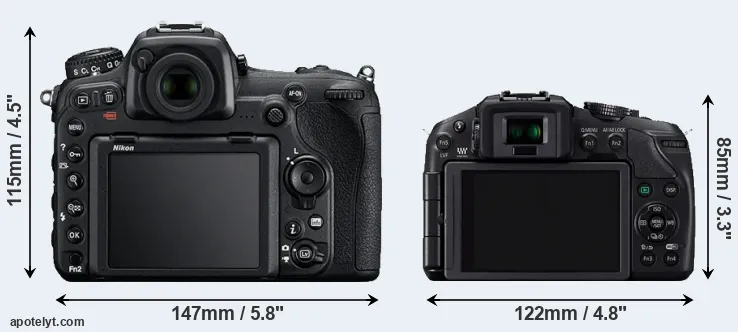 Comparison D500 or G6 rear