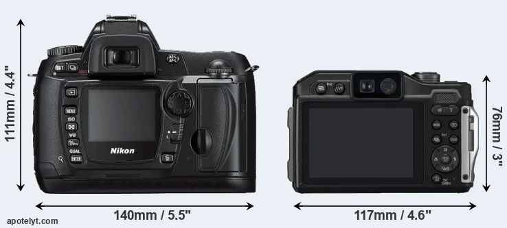 Comparison D70s or TS7 rear