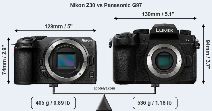 Nikon Z30 vs Panasonic G97 Comparison Review