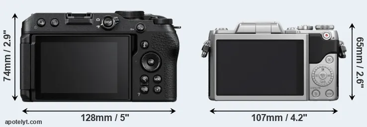 Comparison Z30 or GF7 rear