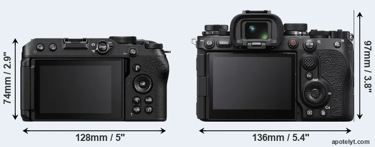 Comparison Z30 or A1 II rear