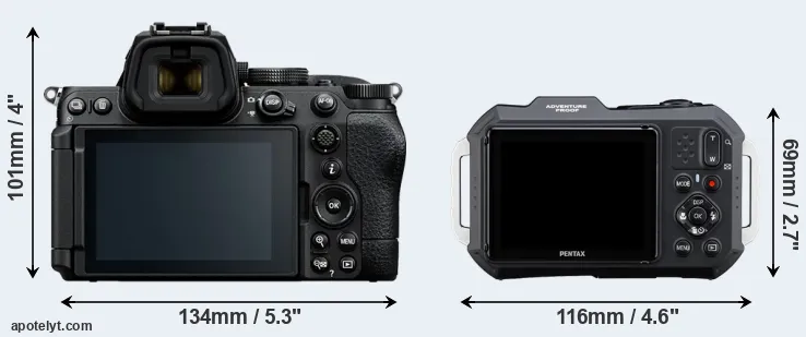 Comparison Z5 II or WG-1000 rear