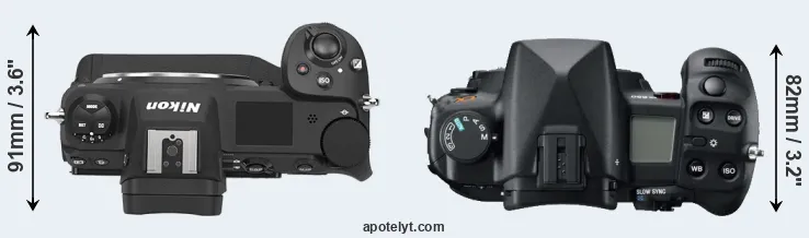 Compare Z9 versus A850 top