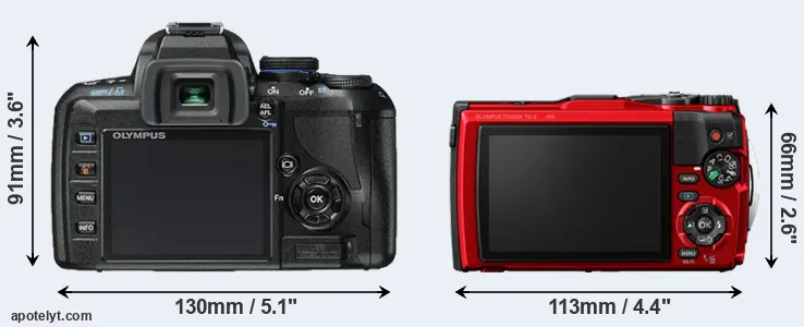 Comparison E-450 or TG-6 rear