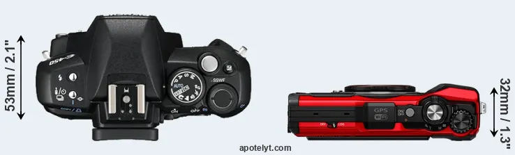Compare E-450 versus TG-6 top