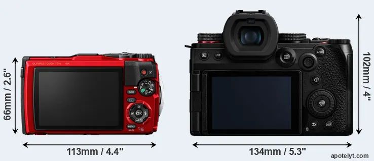 Comparison TG-6 or G9 II rear