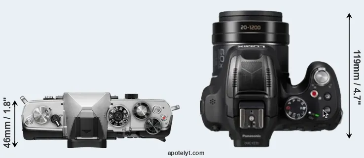 Compare OM-3 versus FZ80D top