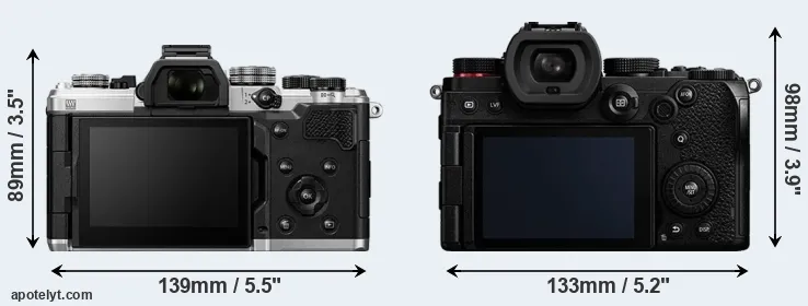 Comparison OM-3 or S5 rear