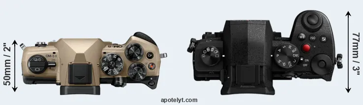 Compare OM-5 II versus G97 top