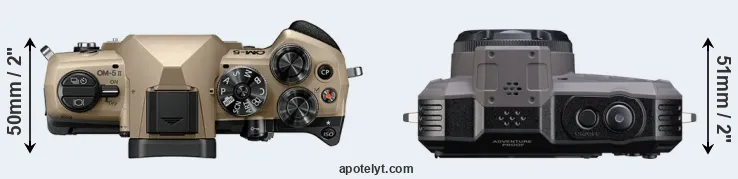 Compare OM-5 II versus WG-1000 top