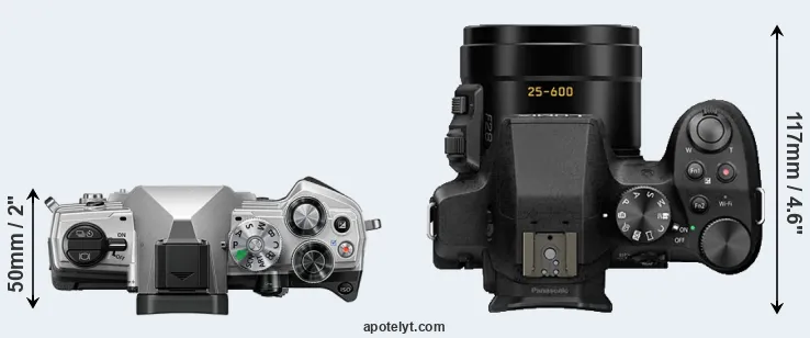 Compare OM-5 versus FZ300 top