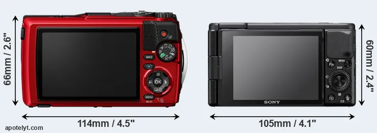 Comparison TG-7 or ZV-1 rear
