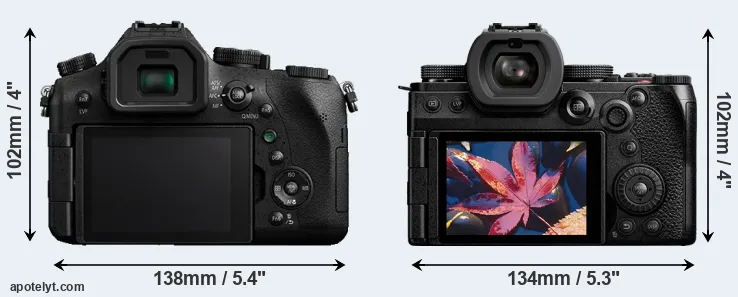 Comparison FZ2000 or S5 II rear