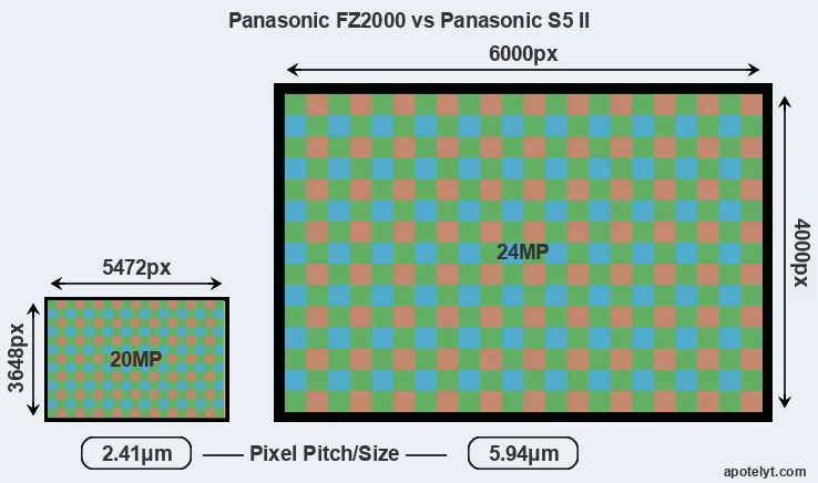 FZ2000 versus S5 II MP