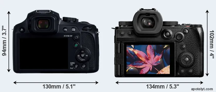 Comparison FZ80D or S5 II rear