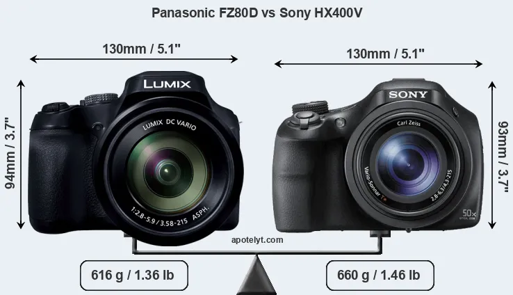 Panasonic FZ80D vs Sony HX400V Comparison Review