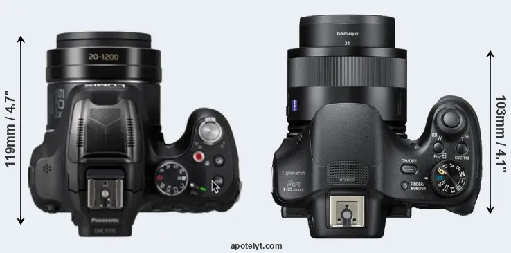 Panasonic FZ80D vs Sony HX400V Comparison Review