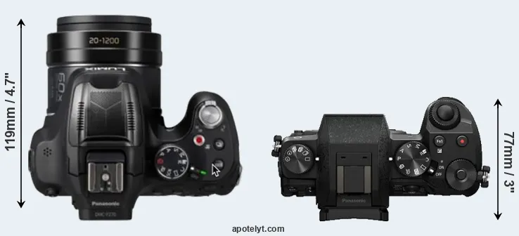 Compare FZ82D versus G7 top