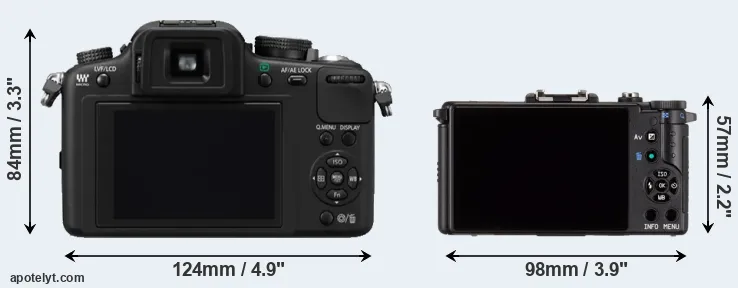 Comparison G10 or Pentax Q rear