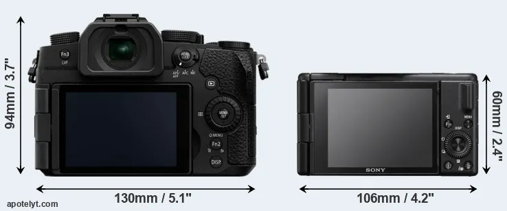 Comparison G97 or ZV-1 II rear
