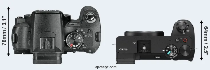 Compare L10 versus A6700 top