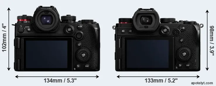 Comparison S1 II or S5 rear
