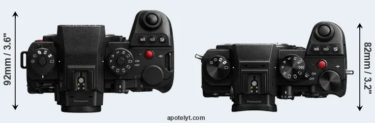 Compare S1 II versus S5 top