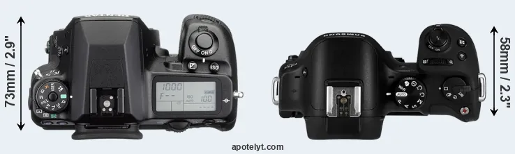 Compare K-5 II versus NX30 top